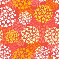Seamless pattern with hearts N52