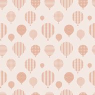 Seamless pattern with balloons N4