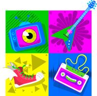 Retro 80&#039;s Design
