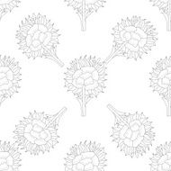 Abstract Seamless pattern with floral background N4