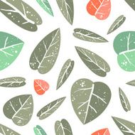 Seamless pattern with leafs N13