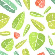 Seamless pattern with leafs N14
