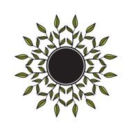 Tribal floral wreath N8