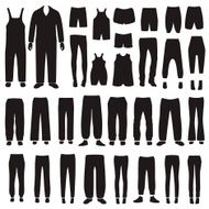 pants silhouettes