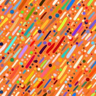 Pattern with hand drawn colourful stripes N4