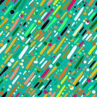 Pattern with hand drawn colourful stripes N5