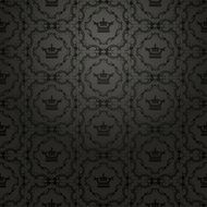 Damask Wallpaper Black Pattern for Design 2