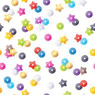Colorful sequins seamless pattern