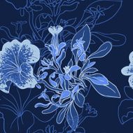 background with petunia