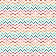 Vector retro chevron zigzag stripes geometric seamless pattern