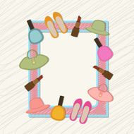 International Women&#039;s Day celebration with frame