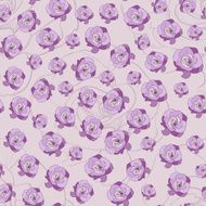 Seamless pattern with roses N24