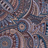 Abstract deco vector tribal ethnic background N2