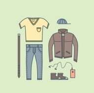 Male clothing things fashion