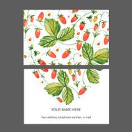Vector Business Card Template N8