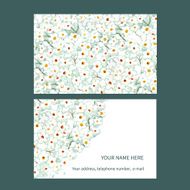 Vector Business Card Template N9