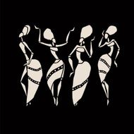 African silhouette set N14