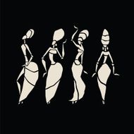 African silhouette set N15