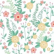 Cute floral seamless pattern N3