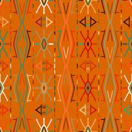 Vector seamless ethnic pattern N35