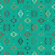 Vector seamless ethnic pattern N36