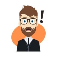 cartoon character guy surprise N2