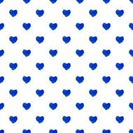 Watercolor seamless pattern with hearts N5