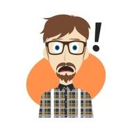 cartoon character guy surprise N4