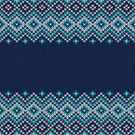 Knitted Sweater Design Seamless Pattern N14