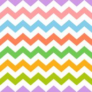 Colorful seamless zig zag pattern