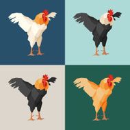 Paper roosters