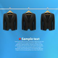 Jacket on a hanger
