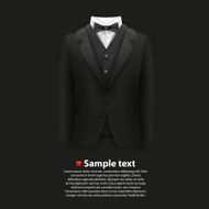 Jacket over a black background N3