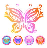 Vector design of butterfly