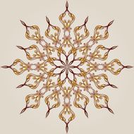 Flower pattern henna N15