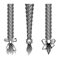 Hair braids set