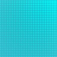 Halftone of the blue dots on a background