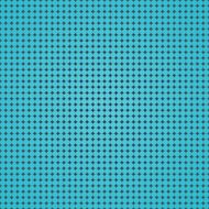 Halftone of turquoise circles on gray background