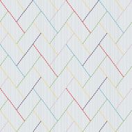 Traditional Japanese Embroidery Ornament with colorful weaving Sashiko vector pattern N2