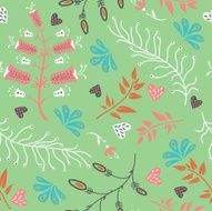 cute floral pattern N18