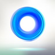 Blue technology ring