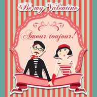 Valentine&#039;s day invitation card
