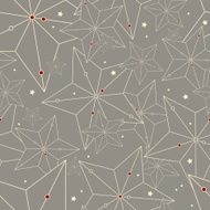 Hipster style seamless pattern with stars N2