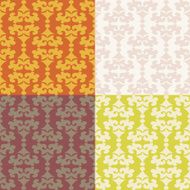 Set of seamless vintage patterns N41