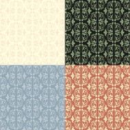 Set of seamless vintage patterns N44