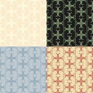 Set of seamless vintage patterns N49