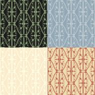 Set of seamless vintage patterns N51