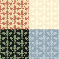 Set of seamless vintage patterns N54