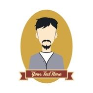 gentleman cartoon avatar N40