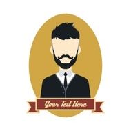 gentleman cartoon avatar N41